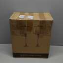 33'' Tall Vintage Table Lamp Set of 2, Candle Stick Buffet Lamps with Gold Leaf Finish and Black Linen Shades, 3-Way Dimmable Bulbs Included, Nightstand Lamps for Living Room Bedroom Dinning Entryway