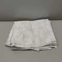 Tegeme Winter Snowflake Tablecloth Metallic Jacquard Rectangle Tablecloth Polyester Fabric Table Cloth for Winter Holidays, Dinner, Parties(White,60" X 108")