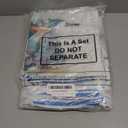 Boyiee Set of 6 Beach Kitchen Towels Coastal Ocean Dish Towels Sea Nautical Tea Towels Absorbent 24 x 16 Inches Shell Coral Starfish Hand Towels Summer Gifts for Farmhouse Kitchen Bathroom Decorations