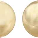 Aspen Creative 24029-12, Sphere Finial for Lamp Shade, Steel in Brass Plated Finish, 1" Height, (2 Pack)