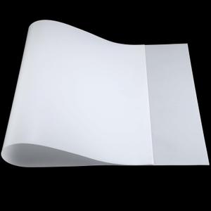 Pushglossy 1 Pcs 48" x 24" x 1/30'' Flexible Translucent PE Plastic Sheet Translucent Polyethylene Plastic Stencil Template Sheet for DIY Art Craft, Silhouette, Template Material