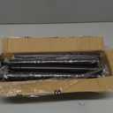 Black Long Curtain Rod Tension Shower Curtain Rods 30 to 120 inch Adjustable Spring Heavy Duty Rods for Bathroom Windows Outdoor No Drill No Slip Spliced and Telescopic Design