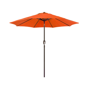 Blissun 9' Outdoor Patio Umbrella, Outdoor Table Umbrella, Yard Umbrella, Market Umbrella with 8 Sturdy Ribs, Push Button Tilt and Crank