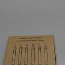 6.7 Inch Flameless Taper Candles with Remote, Short Taper Candles Battery Operated with Flickering 3D Flame, Led Candle Sticks Safe for Windowsill Wedding Home Christmas Decor, Ivory, Set of 6