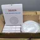  40 Packs 6 Inch LED Low Profile Recessed & Surface Mount Disk Light, Round, 15W, >900 Lumens, 3000K Warm White, CRI80, Driverless Design, Dimmable, ETL Listed, White