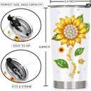 AREOK Sister Gift From Sisters, Birthday Gifts for Sisters - To My Big Little Sister Gifts, 20 OZ Stainless Steel Insulated Travel Coffee Tumbler Cup