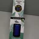 TIKI 65" Twilight Box Steel/Glass Outdoor Torch Blue