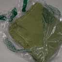 12 Pack Sage Green Cotton Linen Napkins with Fringe Spring Easter Cloth Napkins Set of 12 Boho Handmade Dinner Napkins Bulk for Wedding Bridal Baby Shower Parties, 17 x 17 Inches