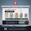 2 for Multi-Code 3089 MultiCode 308911 Linear MCS308911, 300MHZ 10 Dip Switch Gate Opener Remote, Multi Code Garage Door Opener10-Year-Warranty (Black)