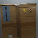 Diroan Kids Functional Desk and Chair Set, Ergonomic Height Adjustable Children School Study Desk with Tilt Desktop, Book Stand, LED Light, Metal Hook and Storage Drawer for Boys Girls(Grey) (Large)