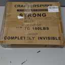 4pcs Wall Shelf Brackets Heavy Duty Floating Shelf Bracket Hidden,Invisible Black Shelving Brackets Decorative Floating Shelf Hardware Heavy Duty,Metal Shelf Support Bracket (8 inch-4pcs)