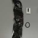 Flufymooz Ponytail Extension, Flexible Wrap Around Ponytail Extension Long Wavy Curly Ponytail Hair Extensions Natural pony tail Synthetic Hairpiece for Women 26 Inch (Black Brown)