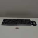 Logitech MK270 Wireless Keyboard and Mouse Combo for Windows, 2.4 GHz, 8 Multimedia Keys, PC, Laptop, Wireless Keyboard Compact Mouse Combo - Black (1 Pack)