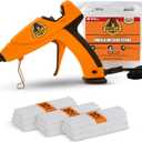 Gorilla Hot Glue Gun Kit (Pack of 1 Full Size Hot Glue Gun and 45 Sticks) - Dual Temp, Precision Nozzle, and Easy Squeeze Trigger