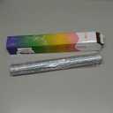 HTVRONT Holographic Glitter Permanent Vinyl, 12" x 10ft Sparkle Silver Permanent Adhesive Vinyl, Easy to Weed & Transfer Glitter Roll Compatible with Cricut Cutting Machine, Crafts, Silhouette, Decal