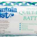 Mountain Mist Quilt-Light Polyester Batting, Crib/Craft 45-inch-by-60-inch