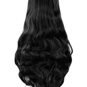 Rbenxia Curly Cosplay Wig Long Hair Heat Resistant Spiral Costume Wigs Anime Fashion Wavy Curly Cosplay Daily Party Black Size 26