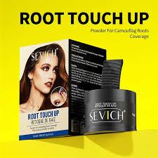 Sevich Hairline Powder，Instantly Conceals Hair Loss, Root Touch up Powder, Hair Shadow Toppers for Women & Men, Touch Up for Thinning Gray Hair, Windproof & Sweatproof,Red brown