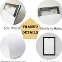 Sboobily Put On The Full Armor God Wall Art Warrior Ephesians 6 11-17 Bible Verse Poster Framed Christian Quotes Wall Art Picture Prints 08x12 inches