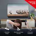 Sound bass Arc TV Mount, Black, Compatible with Sonos Arc Soundbar and Ultra Version, Mounting Bracket for TV, Hardware Kit Included, Designed in the UK