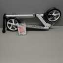 Kick Scooter for Kids Ages 6+, Teens & Adults, Adjustable Handlebars, Rear Brake, Big Wheel Foldable Scooter for Indoor & Outdoor