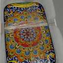 vancasso Serving Platters Set of 3, 16"/14"/12" Inch Rectangular Trays - Serving Platter Extra Large, Ceramic Bohemian Serving Dish for Entertaining Food, Microwave & Dishwasher Safe, Colorful
