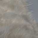 MIULEE Luxury Soft Fluffy Area Rug 3x5 Feet, Faux Fur Sheepskin Rug Decorative Plush Shaggy Carpet for Bedside Sofa Floor Nursery, Beige