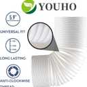 YOUHO Air Conditioner Hose, Portable Exhaust Vent Hose with 5.9 Inch 6 Diameter, Counterclockwise AC Hose Length to 80 Inch, Universal Replacement AC Vent Hose for LG and Many More Portable AC