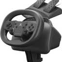 NBCP Wireless Gaming Steering Wheel  Bluetooth 5.0 Racing Wheel for Nintendo Switch (Mario Kart), PS4, PC & Android with Responsive Pedals