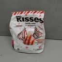 HERSHEY'S KISSES Candy Cane Flavored, Christmas Candy Bulk Bag, 31.67 oz, BBD 10/2026