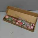 5 FT Artificial Valentine Garland Romantic Valentines Day Garlands Farmhouse Valentines Day Floral Garlands with Tulip Heart Berries for Mantle Table Stairs Indoor Outside Holiday