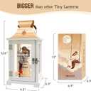 Homazing Wedding Anniversary Lantern Gift for Couple Wife Women Her Husband, Best Anniversary Wedding Gift for Couple Wife Parents 1st, 5th, 25th, 50th