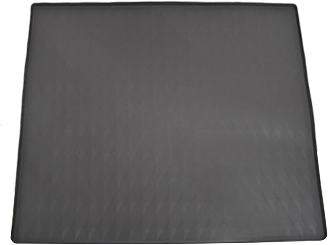 Washer and Dryer Covers for The Top, Silicone Washer Dryer Cover Top Load Washing Machine Protective Pad Stain-Resistant Silicone Easy to Clean Protector Mat for Laundry & Kitchen BlackM