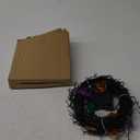 [8 Modes & Timer] 6 Ft Halloween Willow Vine Twig Decor Garland with Bats Pumpkins Spiders Lights, 54 LED Battery Operated Halloween Lights for Indoor Home Mantle Fireplace Decor