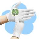 24Pcs Moisturizing White Cotton Gloves for Dry Hands Eczema Gloves for Kid and Women Stretchable Reusable Cloth Gloves(S)