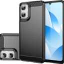 Case for Moto G06 Case/Moto G06 Power, Slim Thin Phone Cover TPU Soft Back Cases Anti-Scratch Shockproof Protective Cover for Motorola Moto G06 Black