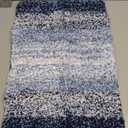 Arotive Microfiber Bathroom Rugs, Shaggy Soft and Absorbent Bath Rug, Non-Slip, Thick Plush Machine Washable Dry Bath Mats for Bathroom, Tub and Shower, 24x16, Blue, Rectangular
