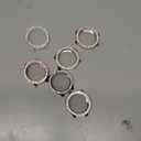 RICHONE [6Pack Compatible with Samsung Galaxy Watch 6 44mm Screen Protector Bling Face Case, Soft TPU Protective Bumper with 2 Row of 110 Rhinestones, Rose Gold,Pink, Clear,Silver,Black,Gold(SM-R940)