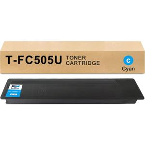 LCL T-FC505U T-FC505U-C T-FC505UC Cyan High Yield Toner Cartridge Replacement for Toshiba E-Studio 2505AC 3005AC 3505AC 4505AC 5005AC Printer (1-Pack)
