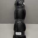 Fireplace Baby Proofing Mat 18 x 14 Inch Soft Fireplace Guard with Non-Slip Backing, L-Shaped Design for Hearth Protection(Black)