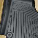 OEDRO Floor Mats & Cargo Liner Fit for Jeep Grand Cherokee L 2025-2021 (ONLY for 6 Seat), TPE All Weather Custom Fit 3 Row Floor Liners and Trunk Liner, Black (Without Center Console)