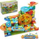 Marble Run Building Blocks Kid Toys Ages 4-8,Montessori Education Preschool Learning STEM Toys for 3 4 5 6 8 Year Old Boys and Girls Christmas Birthday Gifts, Puzzle Marbles Track for Kids Games
