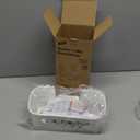 TAILI Shower Caddy Suction Cup, Heavy Duty Bathroom Organizer, Removable Shelves for Inside Shower, Shampoo, Waterproof Suction Plastic Storage for Bathroom Accessories Holder, White