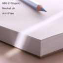 ARTISTIC EYE 5.5X8.5 Premium Sketch Book Set, Pack of 3 (300 Sheets), 68lb (100gsm), Spiral Bound, Acid-Free Drawing Paper, Perfect for Most Dry Media, Ideal for Beginners & Professionals (Set of 3)