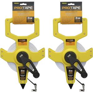 Fiberglass Open Reel ProTapes  English 3X Faster Rewind. 1/2" x 300'; 8ths (2 Pack)