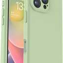 Vooii Compatible with iPhone 16 Pro Max Case, Liquid Silicone Upgrade [Camera Protection] [Soft Anti-Scratch Microfiber Lining] Shockproof Phone Case for iPhone 16 Pro Max 6.9 inch - Matcha