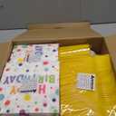 Kochorie 400 Pieces Happy Birthday Party Decorations Including Disposable Paper Plates Cups Napkins Tableware Sets Serves 50 for Birthday Party Supplies