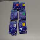 Labelwell 6-Pack TZ Tape 12mm 0.47 Laminated Compatible for P Touch Label Tape TZ TZe-B31 231 131 431 531 631 TZe231 for PTouch PT-H110 D210 D220 H103W, Flu.Orange/White/Red/Blue/Yellow/Green