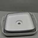 Collapsible Wash Basin for Baby Bottles - 2.4 Gallons Portable Wash Bin for RV Camping Sink, Space-Saving Dish Tub (Gray)