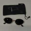 livho 2025 Trendy Oval Sunglasses - Stylish Polarized Shades for Everyday - Retro Metal Frames